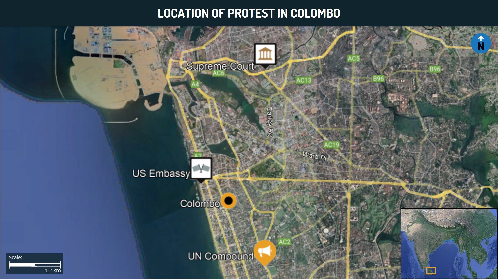Sri Lanka Pro-Ukraine to be held outside UN in Colombo at 13:30 (local time) on March 2; vigilance | Security Portal | Max-Security
